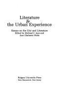 Couverture : Literature & the urban experience