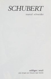 Couverture : Schubert