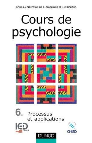 Couverture : Cours de psychologie, tome 6 