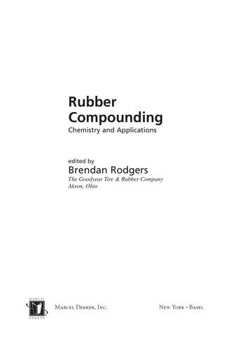 Couverture : Rubber compounding