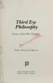 Couverture : Third eye philosophy
