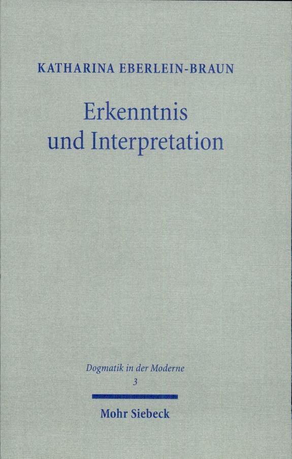 Couverture : Erkenntnis und Interpretation