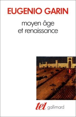Couverture : Moyen Age et Renaissance