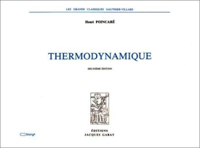 Couverture : Thermodynamique