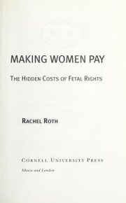 Couverture : Making women pay