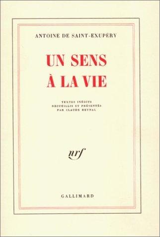 Couverture : Un sens à la vie