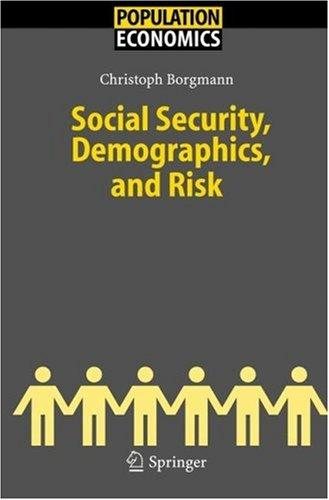 Couverture : Social Security, Demographics, and Risk (Population Economics)