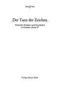 Couverture : Der Tanz der Zeichen