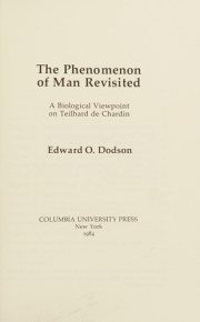 Couverture : The phenomenon of man revisited