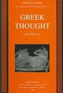 Couverture : Greek thought