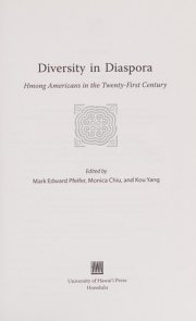Couverture : Diversity in Diaspora