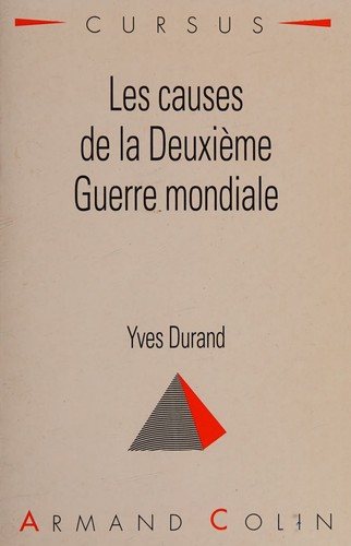 Couverture : Les causes de la deuxième guerre mondiale