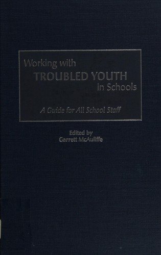 Couverture : Working with troubled youth in schools