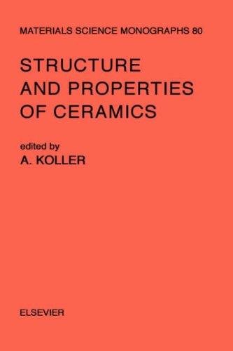 Couverture : Structure and properties of ceramics