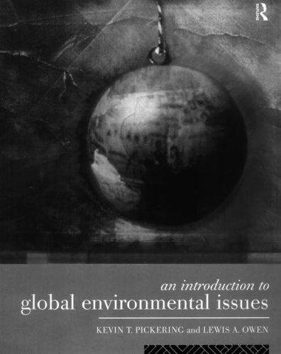 Couverture : An introduction to global environmental issues