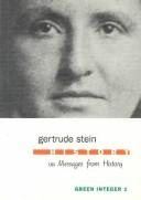 Couverture : History or Messages from History (Green Integer Books Series , No 1)