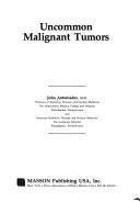 Couverture : Uncommon malignant tumors