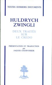 Couverture : Huldrych Zwingli