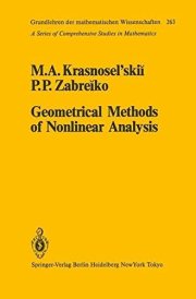 Couverture : Geometrical Methods of Nonlinear Analysis (Grundlehren der mathematischen Wissenschaften)