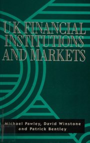 Couverture : UK financial institutions and markets