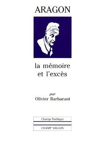 Couverture : Aragon