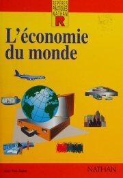 Couverture : L'économie du monde
