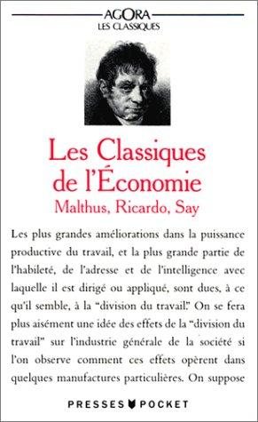 Couverture : Les Classiques de l'économie 