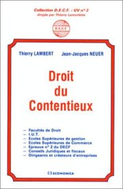 Couverture : Droit du contentieux