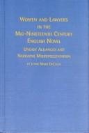 Couverture : Women and lawyers in the mid-nineteenth century English novel
