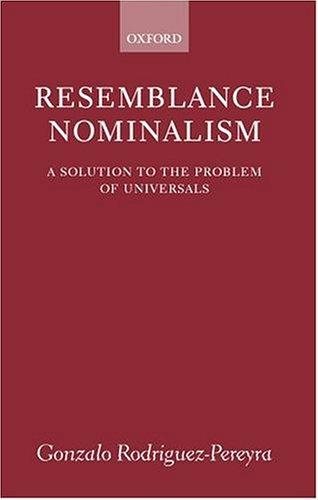 Couverture : Resemblance nominalism
