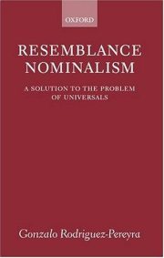 Couverture : Resemblance nominalism