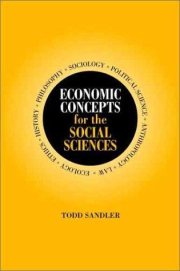 Couverture : Economic Concepts for the Social Sciences