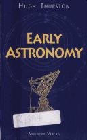 Couverture : Early astronomy