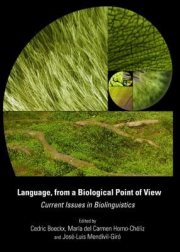 Couverture : Language, from a Biological Point of View
