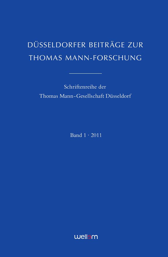 Couverture : Düsseldorfer Beiträge zur Thomas Mann-Forschung