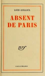 Couverture : Absent de Paris