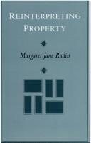 Couverture : Reinterpreting property
