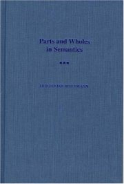 Couverture : Parts and wholes in semantics