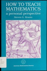 Couverture : How to teach mathematics
