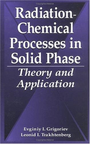 Couverture : Radiation-chemical processes in solid phase