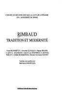 Couverture : Rimbaud, tradition et modernité