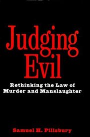 Couverture : Judging evil