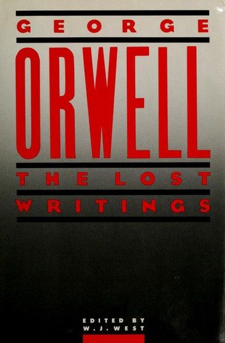 Couverture : Orwell, the lost writings