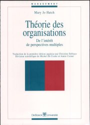 Couverture : Théorie des organisations
