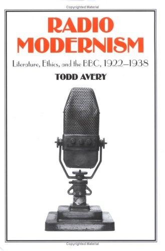Couverture : Radio Modernism