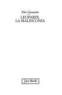 Couverture : Leopardi, la malinconia