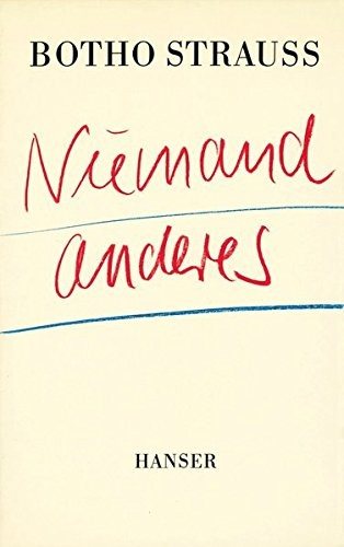 Couverture : Niemand anderes