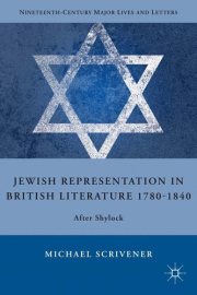 Couverture : Jewish representation in British literature 1780-1840