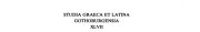 Couverture : Opera minora