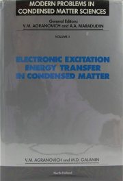 Couverture : Electronic excitation energy transfer in condensed matter
